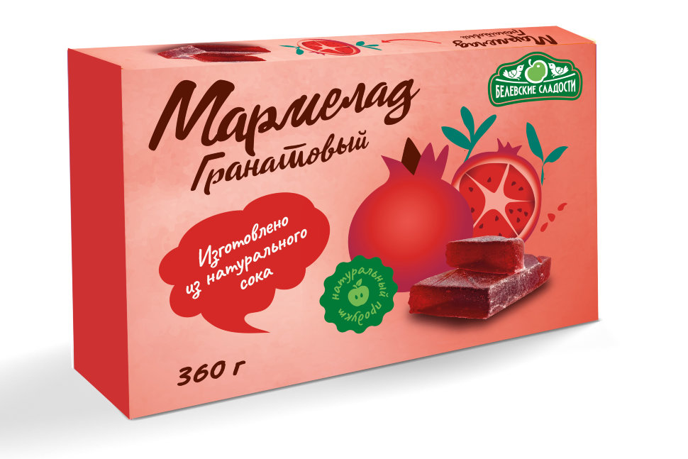  Мармелад  "Гранатовый" белевский 360г  в Красноуфимске