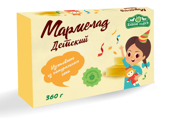 №2 Мармелад  "Детский" белевский 360г   в Красноуфимске