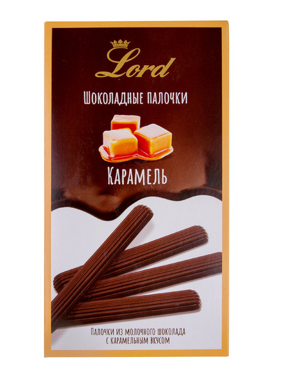  TM LORD Палочки из молочного шоколада с карамельным вкусом, 80 гр в Красноуфимске
