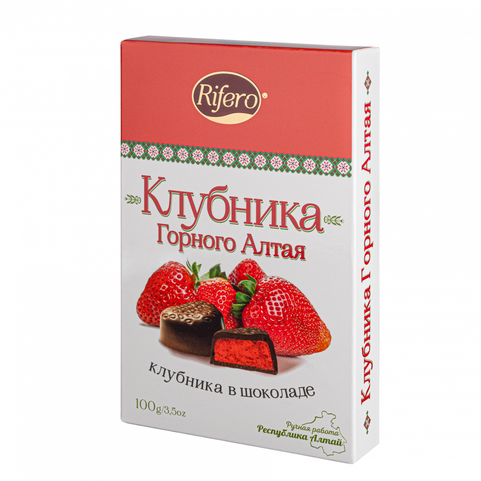  Риф и ко Конфеты "КЛУБНИКА Горного Алтая" 100г        в Красноуфимске