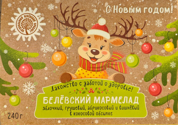 №2 Мармелад белевский на фруктозе 240г НГ в Красноуфимске
