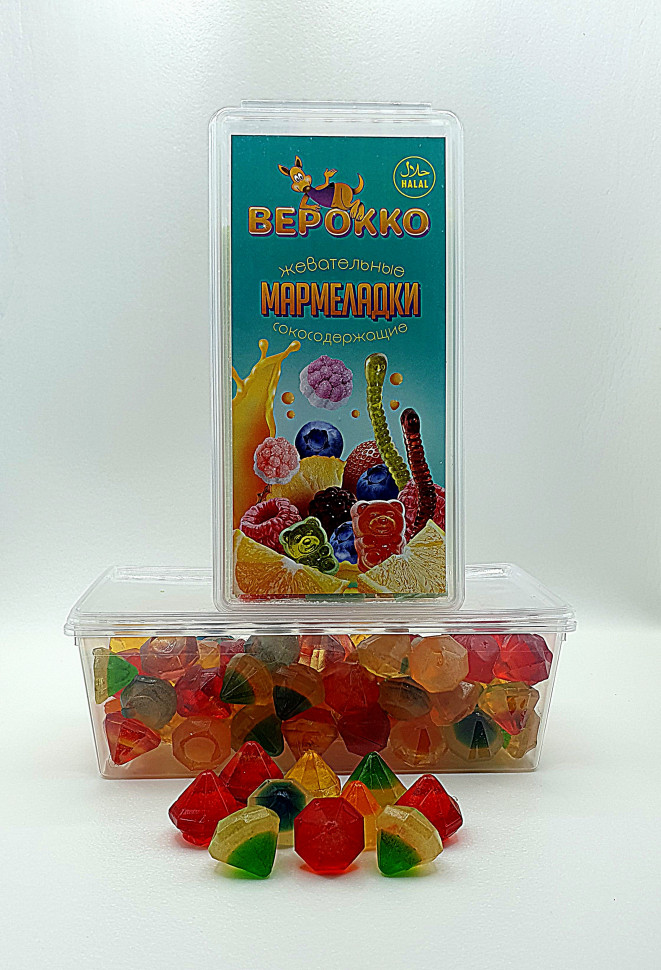  Жевательный мармелад Самоцветы, 250г      в Красноуфимске